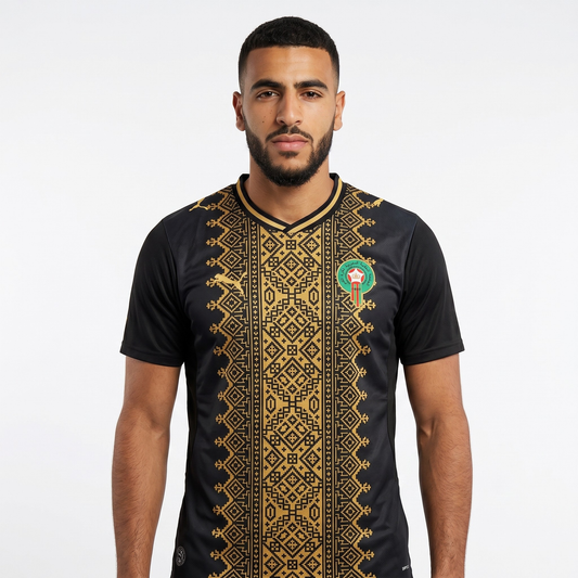 Morocco 2026 Black Away Jersey
