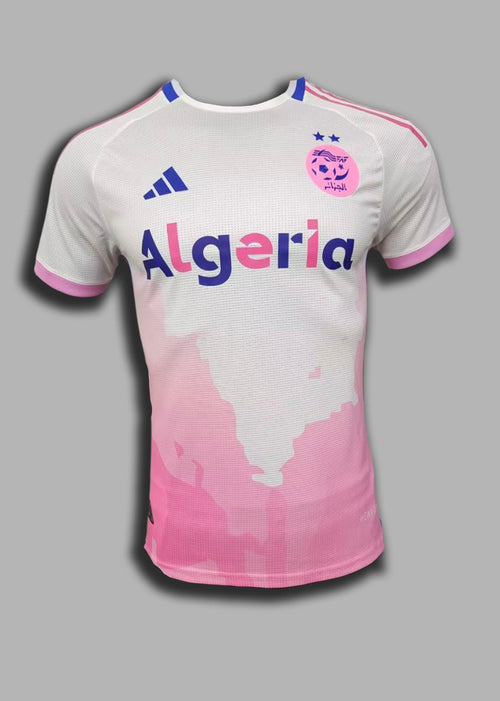 MAILLOT ALGÉRIE ÉDITION SPÉCIALE ROSE BLANC