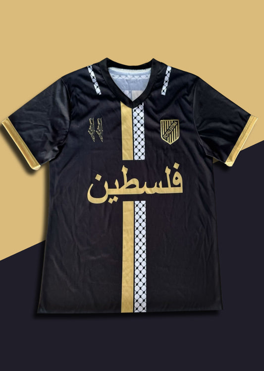 MAILLOT PALESTINE NOIR/DORÉ